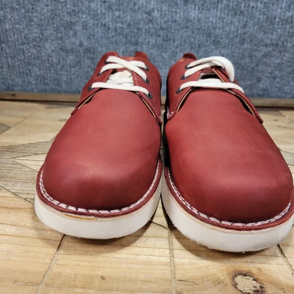 🔥 Worn Once Samuel Hubbard Free‎ Leather Shoes Men’s Sz 9 Medium - Rust Nubuck